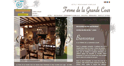 Desktop Screenshot of fermedelagrandecour.com
